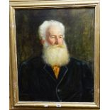 GEORGE GOODWIN KILBURNE (1839-1924) oil on canvas - half portrait of a bearded gentleman 66 x 55cms.