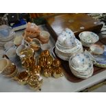 A quantity of mixed tea and coffeeware including Branksome china, Paragon china ETC Condition