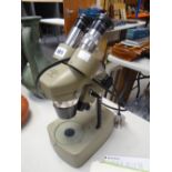 A Vickers M69 stereoscopic microscope Condition reports provided on request by email for this