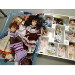 Collection of various children's and collector's dolls Condition reports provided on request by