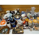 A parcel of mixed glassware and pottery ETC Condition reports provided on request by email for