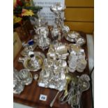 Parcel of EPNS tableware Condition reports provided on request by email for this auction otherwise