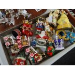 A collection of modern novelty enamelled patch boxes Condition reports provided on request by