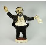 A limited edition John Hughes Grogg of Luciano Pavarotti in performing pose Condition reports