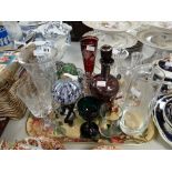 An assemblage of mixed glassware Condition reports provided on request by email for this auction