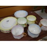 A Royal Albert 'Rainbow' part teaset Condition reports provided on request by email for this auction