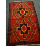 New Baluchi rug, 138 x 87cms Condition reports provided on request by email for this auction