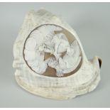 An early twentieth century cameo carved shell Condition reports provided on request by email for
