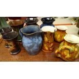 Collection of vintage and modern Ewenny pottery Condition reports provided on request by email for