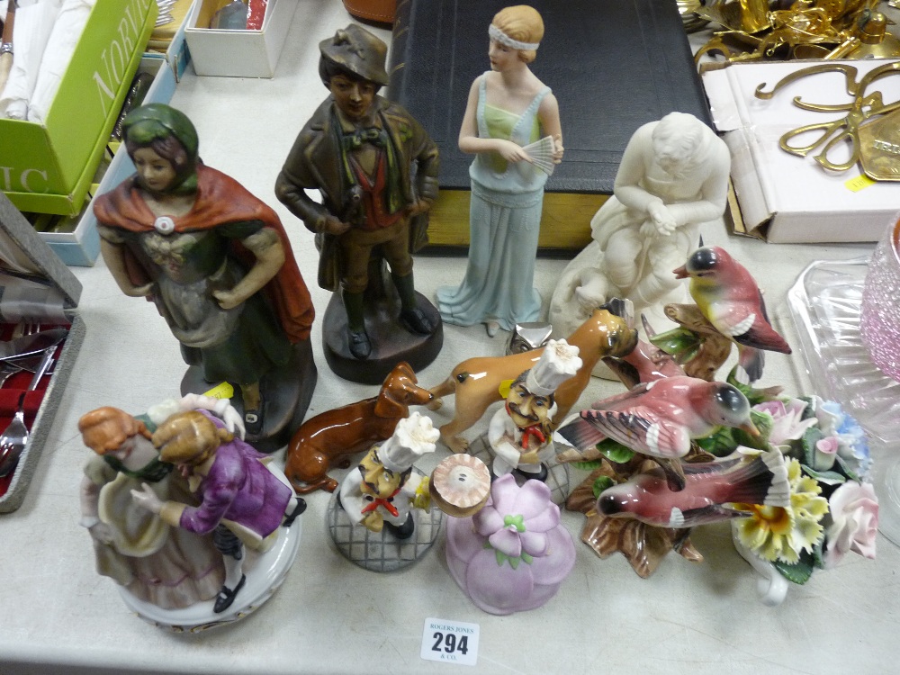 Parcel of miscellaneous figurines