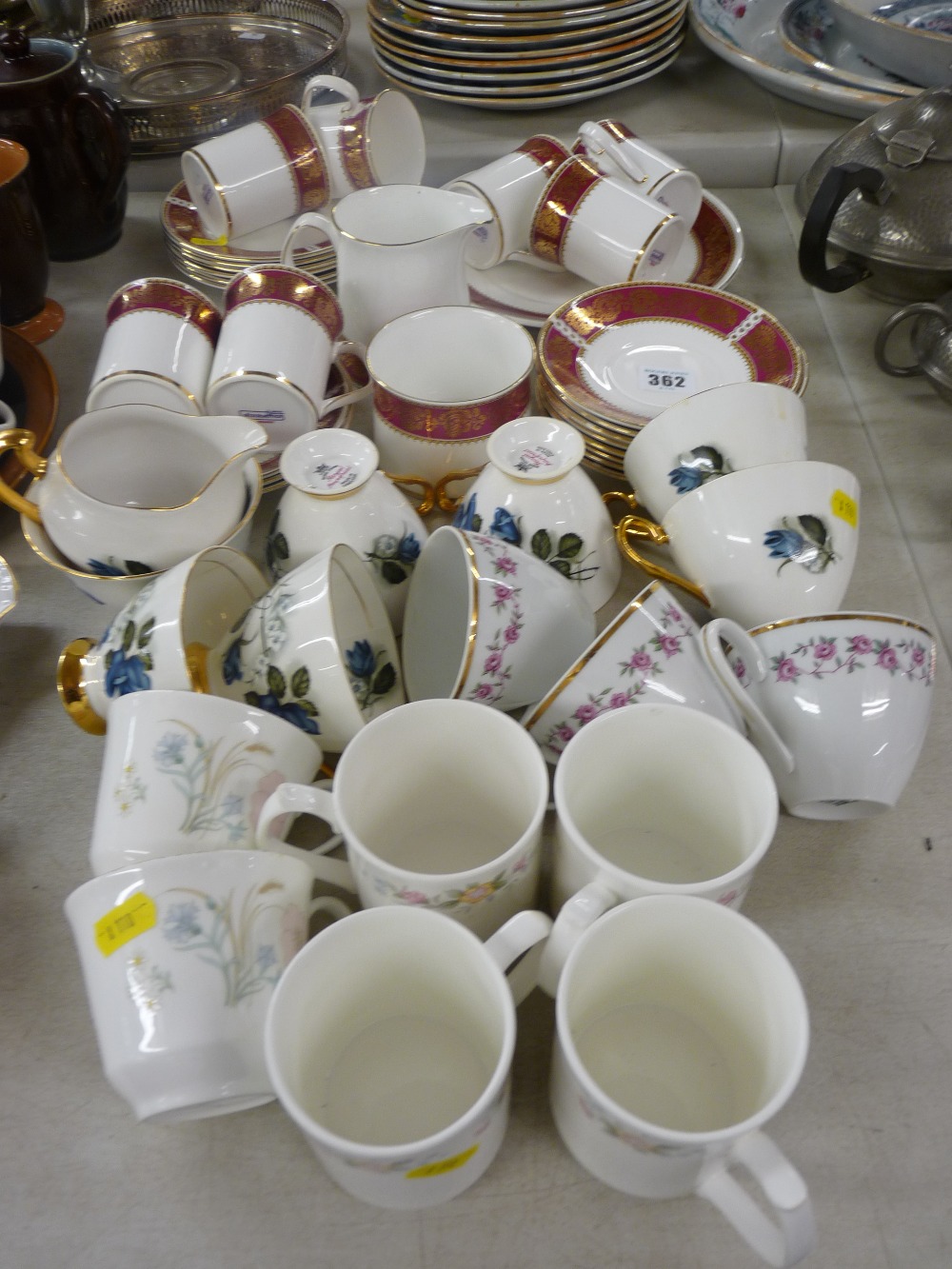 Mixed selection of decorative teaware