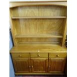 Excellent pine farmhouse kitchen dresser