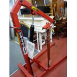 Clarke Strong-Arm manual hydraulic crane, model no. CFC500F etc