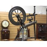 Vintage spinning wheel