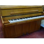 Light wood Bentley upright piano