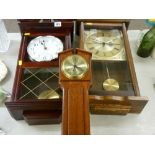 Three Quartz wall clocks