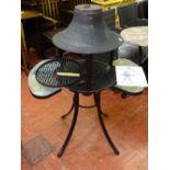 As new 'Gardeco Corona' cast iron chiminea style BBQ