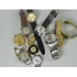 A parcel of vintage and modern wristwatches