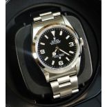 ROLEX EXPLORER I WRISTWATCH with oyster bracelet, model 14270, serial number T400563, circa 1995-96,