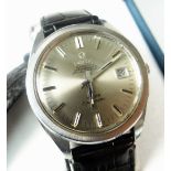 OMEGA AUTOMATIC CHRONOMETER SEAMASTER with retailers mark 'Meister' with strap and with associated