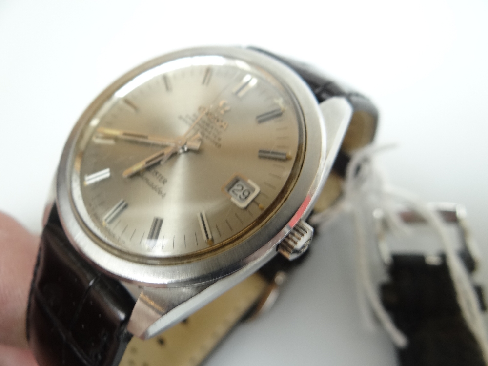 OMEGA AUTOMATIC CHRONOMETER SEAMASTER with retailers mark 'Meister' with strap and with associated - Image 4 of 10