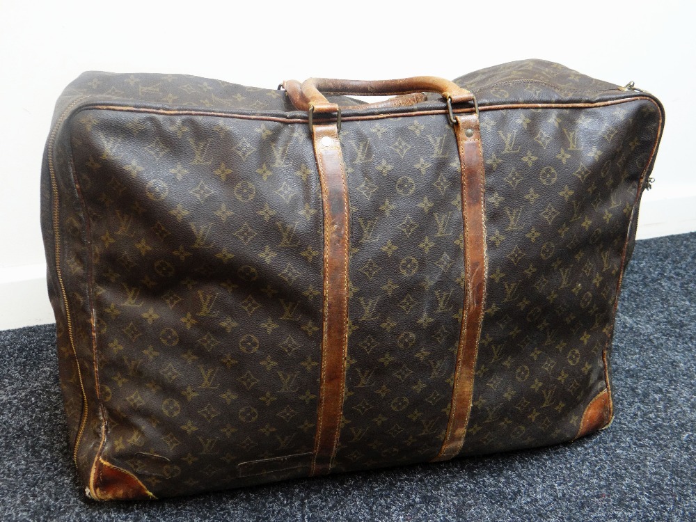 LOUIS VUITTON SOFT 'SPEEDY CASE' SUITCASE / HOLDALL late twentieth century, with typical monogram