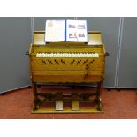 R F STEVENS MODEL 25 PORTABLE ORGAN, a compact and quirky model with folding legs for