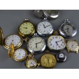 Collection of vintage pocket and fob watches etc