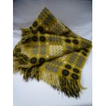 A vintage Welsh blanket, 220 x 186 cms approx