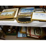 A good mixed collection of framed paintings and prints including limited editions by WARREN WILLIAMS