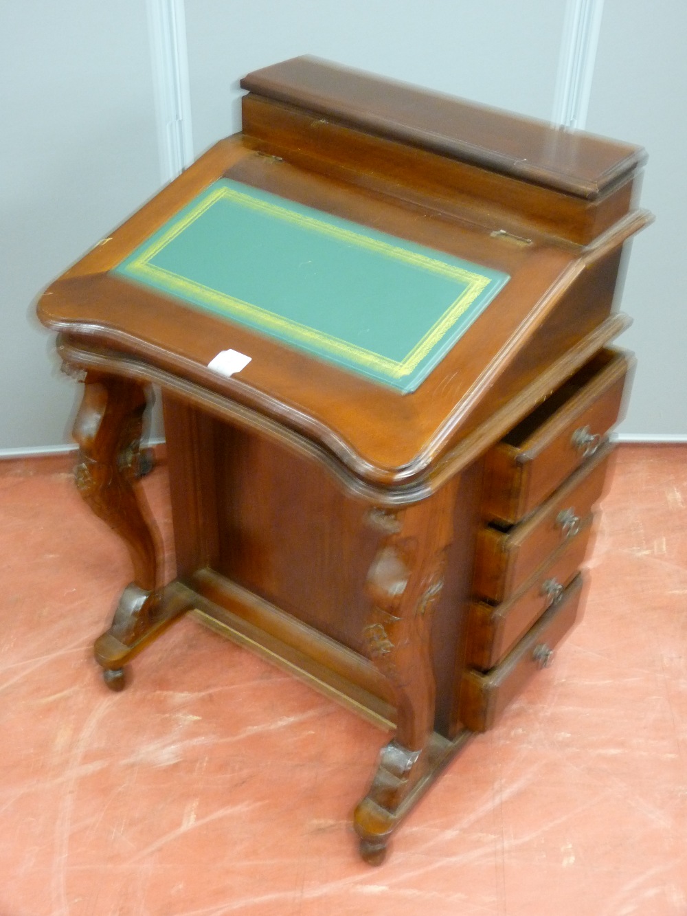 A reproduction Davenport desk