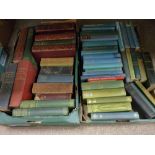 Two boxes of vintage books