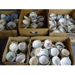 Large parcel in five boxes of mainly soup tureens to include Masons, Spode, Susie Cooper and Paragon