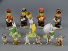 Royal Doulton 'Winnie the Pooh Collection' - three figurines and similar ornaments