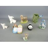 Collection of Wade and Beswick ornamental figures including Tom & Jerry