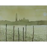 JONAH JONES watercolour - Doge Palace and Grand Canal, Venice, signed and dated '95, 28.5 x 37cms