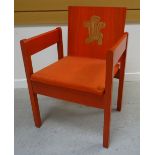 INVESTITURE CHAIR an icon of design being the 1969 Prince of Wales Investiture chair by Lord
