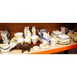 A QUANTITY OF MIXED CHINA AND POTTERY INCLUDING Standard china floral teaware ETC