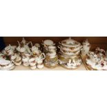 A LARGE QUANTITY OF ROYAL ALBERT OLD COUNTRY ROSES TEAWARE, dinnerware and ornaments