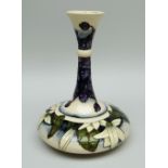A MOORCROFT BOTTLE VASE in the 'June Berry' pattern by Anji Davenport dated 2000 limited edition 9/