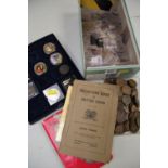 GROUP OF ASSORTED LOOSE MAINLY GB COINS to include cartwheel penny, guinea gaming token,