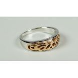 CLOGAU GOLD 'CARIAD' RING SIZE T in original box (RRP189)