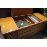 A GRAMOPHONE / BUSH TEAK ENCASED RADIOGRAM