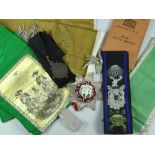 SMALL PARCEL OF REGALIA TOGETHER WITH Metropolitan Police War Duty pins and lighter