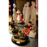 AN ASSORTMENT OF FIGURINES INCLUDING Royal Doulton 'The Bedtime Story' HN2059