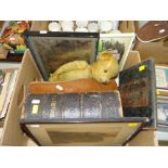 MIXED ITEMS including family Bible, soft toy teddy ETC