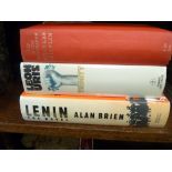 LEON URIS TRINITY 'Charles Chaplin, My Autobiography' and 'Lenin' the novel by Alan Brien