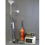 A MODERN G-TECH 22V AIR RAM CLEANER, Hoover 2100W upright vacuum cleaner, Matsui white microwave,
