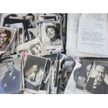 AN EXCELLENT SINGLE OWNER COLLECTION OF SIGNED AND FACSIMILE VINTAGE MOVIE FILM AND THEATRE