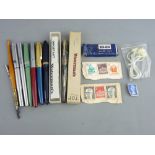 A COLLECTION OF VINTAGE FOUNTAIN PENS ETC by Waterman's, Mabie Todd and Co, Parker and others